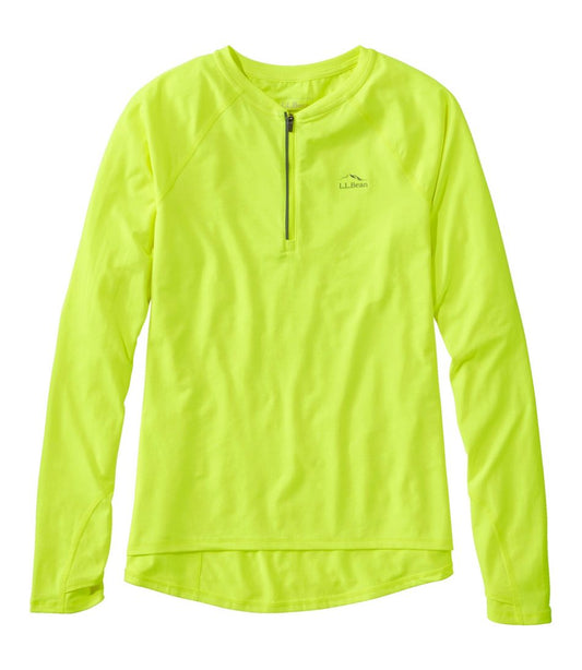 L.L.Bean | Women's Comfort Cycling Jersey, Long-Sleeve
