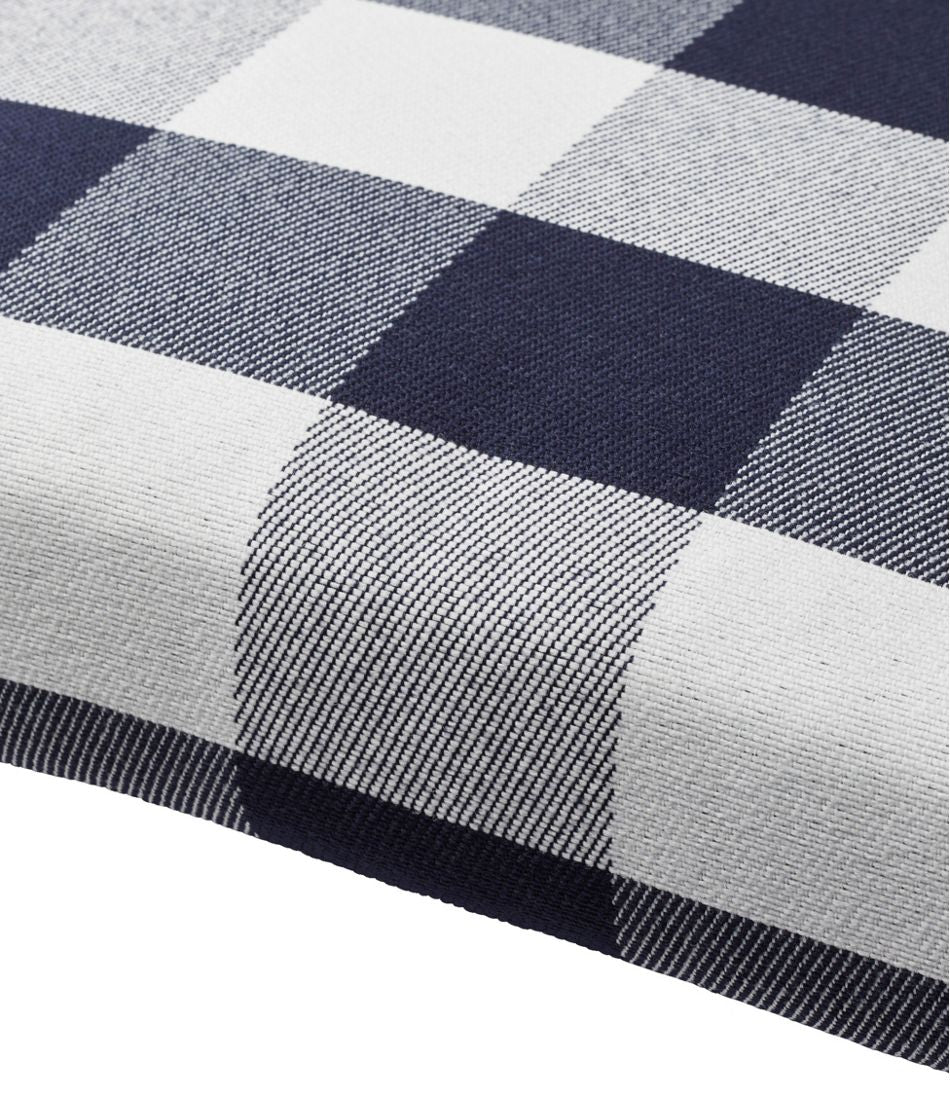 L.L.Bean | All-Weather Folding/Armless Chair Cushion, Buffalo Plaid