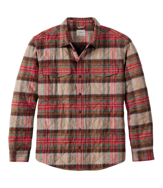 L.L.Bean | Men's Quilted Scotch Plaid Flannel Shirt Jac