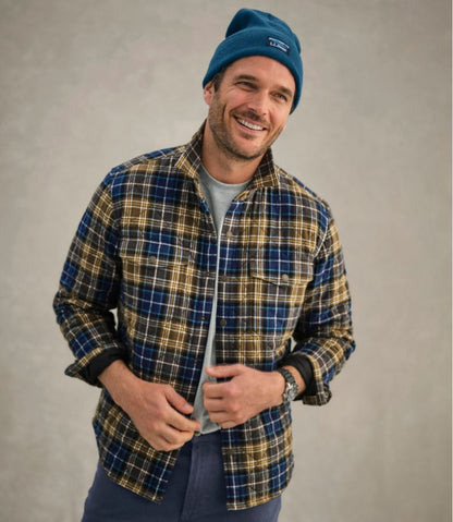 L.L.Bean | Men's Quilted Scotch Plaid Flannel Shirt Jac