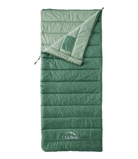 L.L.Bean | Adults' L.L.Bean Puffer Sleeping Bag, 40° Print