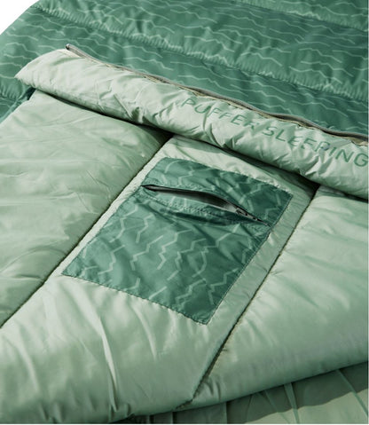 L.L.Bean | Adults' L.L.Bean Puffer Sleeping Bag, 40° Print