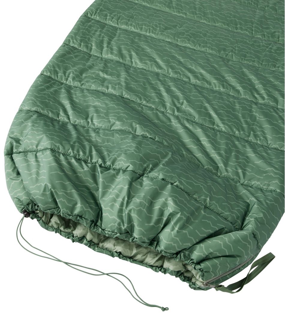 L.L.Bean | Adults' L.L.Bean Puffer Sleeping Bag, 40° Print