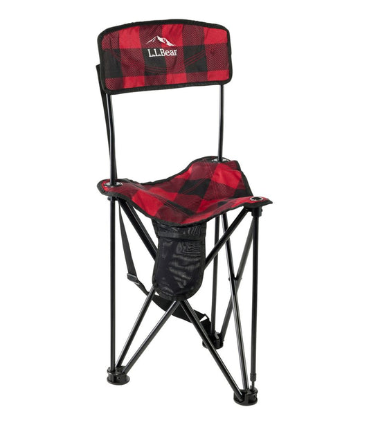 L.L.Bean | L.L.Bean Access Camp Chair Tripod, Plaid